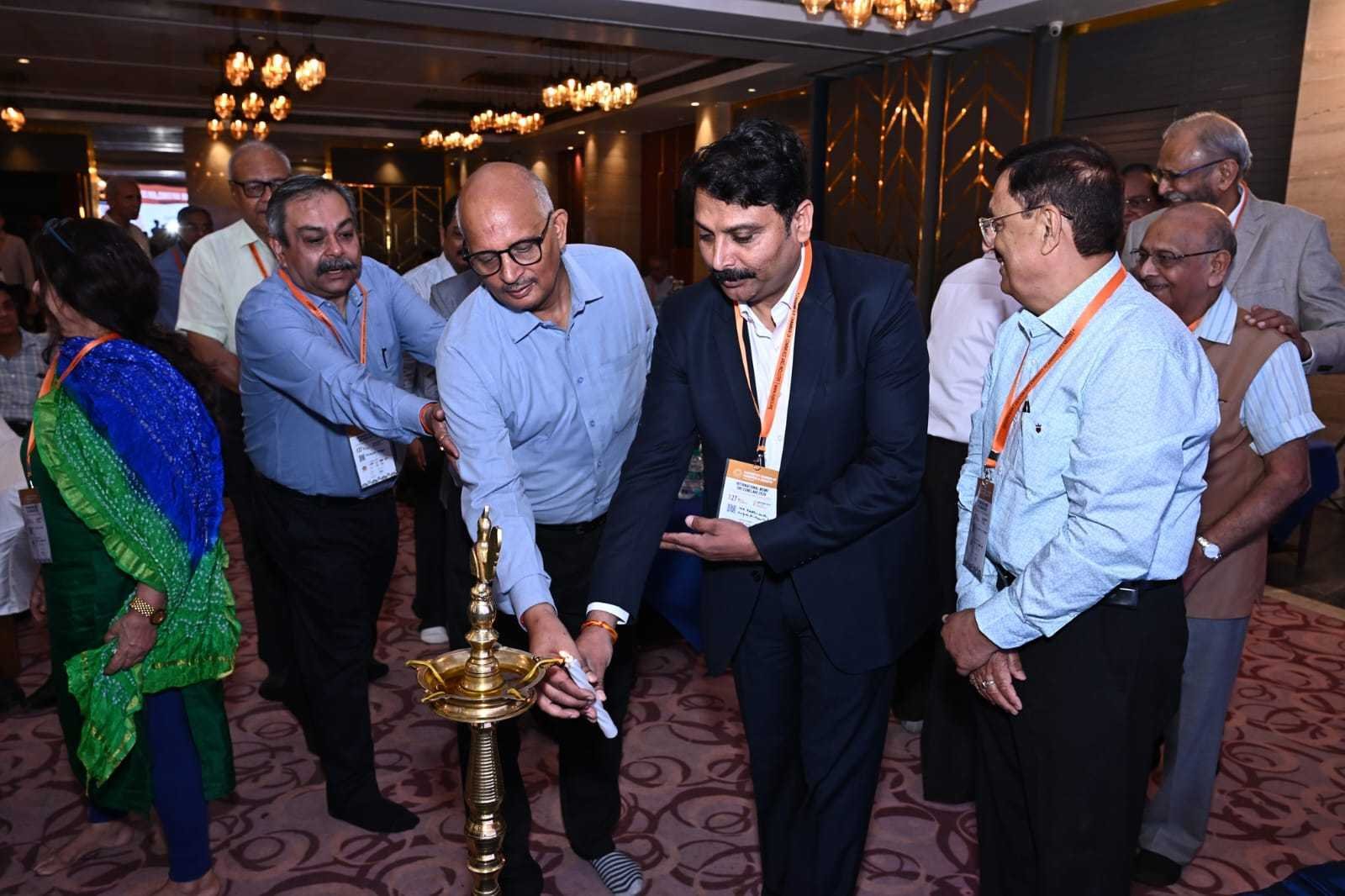 Lamp-lighting ceremony at a formal community event